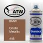 Preview: BMW, Criollo Metallic, 446: 400ml Sprühdose, von ATW Autoteile West.